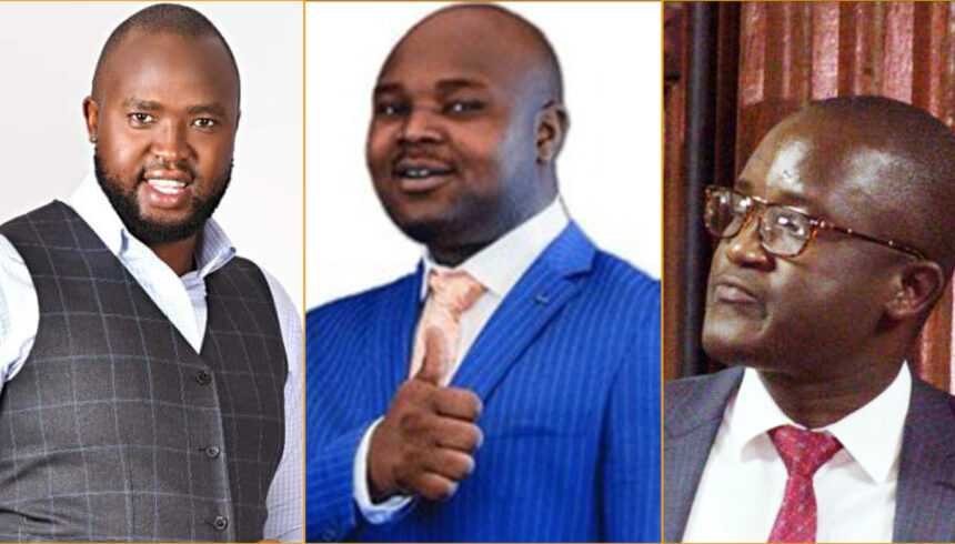 businessman Joseph Lentrinx Waswa, politician Emmanuel Charles Osore, businessman cum Jared Kiasa Otieno